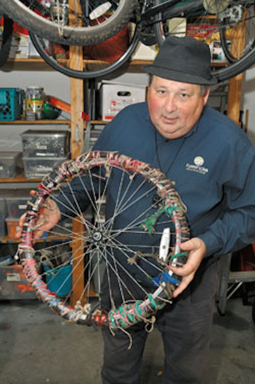 The "Bike Man" who receives joy in serving others North